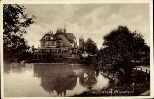 Ak Remscheid im Bergischen Land, Stadtpark, Stadtparkhalle