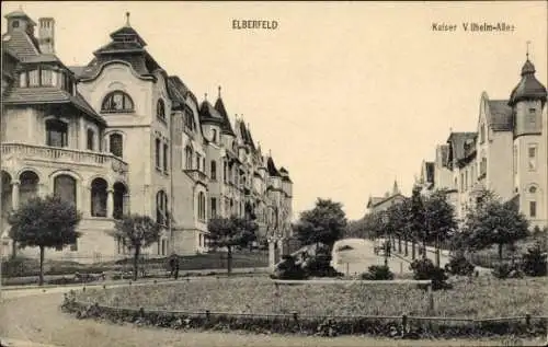 Ak Elberfeld Wuppertal, Kaiser Wilhelm Allee