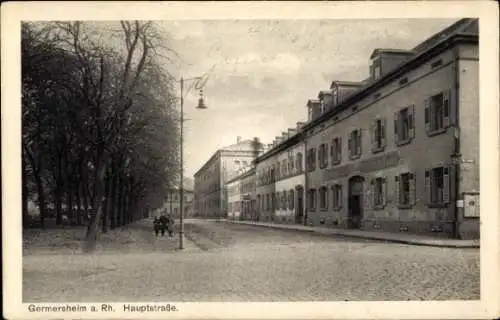 Ak Germersheim am Rhein, Hauptstraße