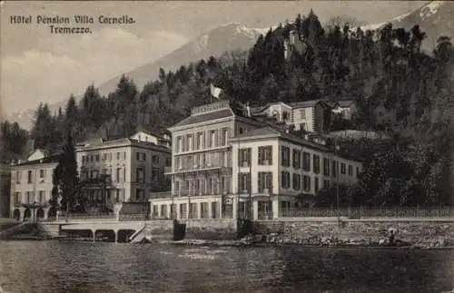 Ak Tremezzo Lago di Como Lombardia, Hotel Pension Villa Cornelia