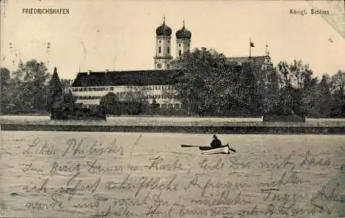 Ak Friedrichshafen am Bodensee, Königl. Schloss