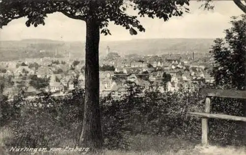 Ak Nürtingen am Neckar Württemberg, Blick vom Ersberg