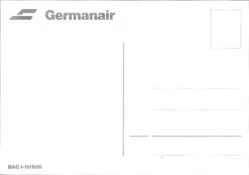 Ak Passagierflugzeug Germanair, BAC 1-11/500 D-AMAS