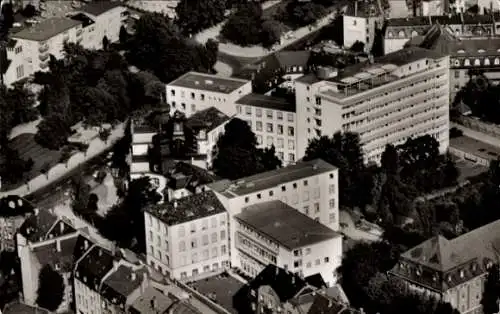 Ak Frankfurt am Main, Bürgerhospital, Blick aus der Luft