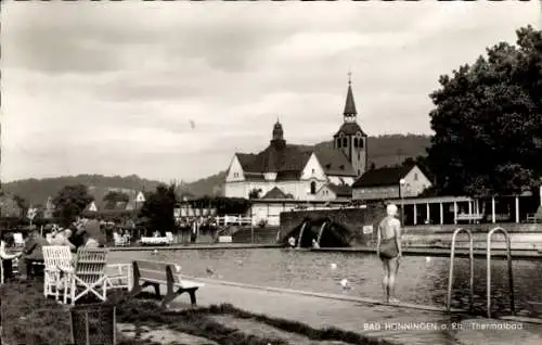 Ak Bad Hönningen am Rhein, Thermalbad