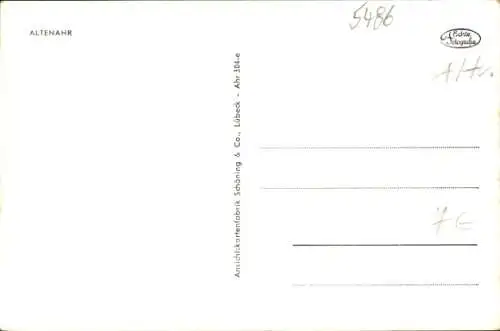 Ak Altenahr im Ahrtal, Gesamtansicht