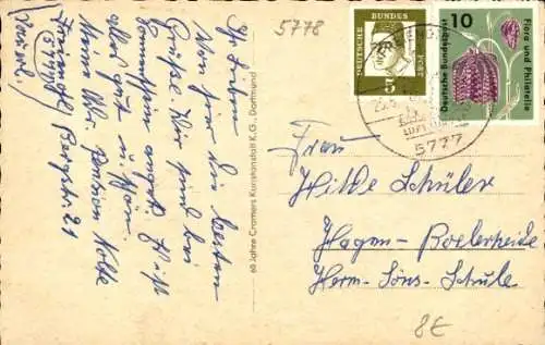 Ak Freienohl Meschede im Sauerland. Panorama