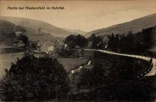 Ak Niedersfeld Winterberg im Sauerland, Panorama