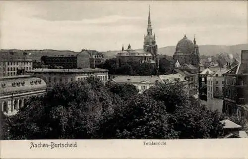 Ak Burtscheid Aachen Nordrhein Westfalen, Gesamtansicht