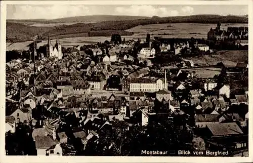 Ak Montabaur im Westerwald, Blick vom Bergfried, Gesamtansicht