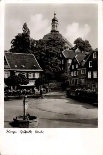 Ak Gräfrath Solingen, Markt