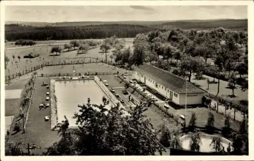 Ak Pfalzgrafenweiler im Schwarzwald Württemberg, Schwimmbad