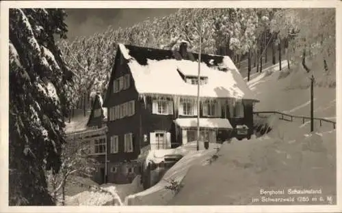 Ak Oberried im Breisgau, Berghotel Schauinsland, Winter