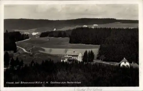 Ak Kappel Lenzkirch im Schwarzwald, Gasthaus zum Rechenfelsen