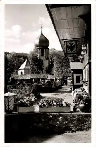 Ak Hinterzarten im Schwarzwald, Hotel Adler