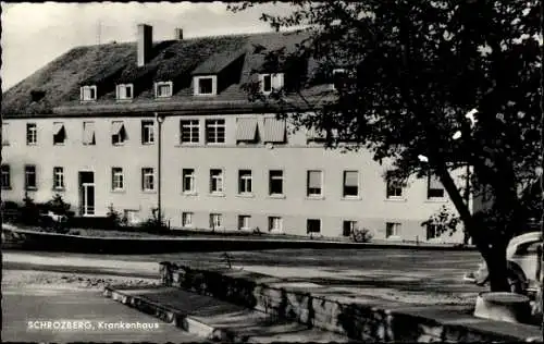 Ak Schrozberg in Württemberg, Krankenhaus