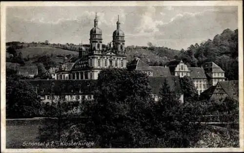 Ak Schöntal in Württemberg, Klosterkirche