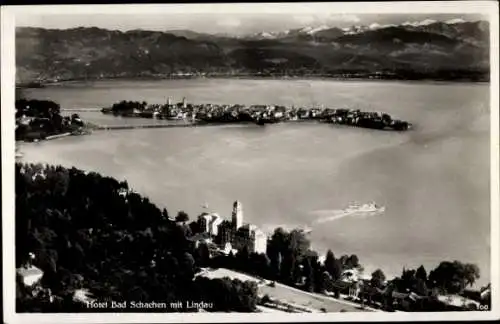 Ak Bad Schachen Lindau am Bodensee Schwaben, Panorama