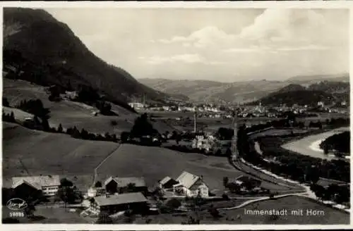 Ak Immenstadt im Allgäu Schwaben, Horn, Panorama