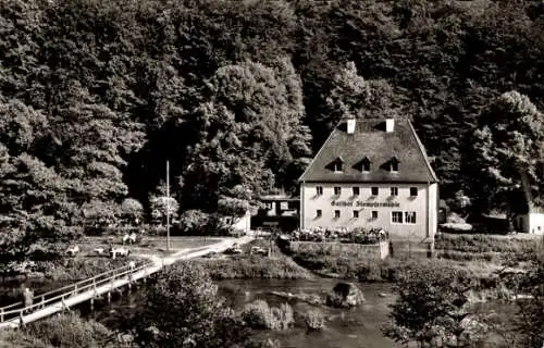 Ak Behringersmühle Gößweinstein in Oberfranken, Stempfermühle