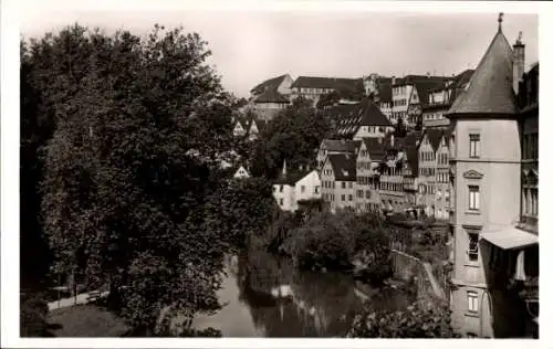 Ak Tübingen am Neckar, Blick von der Eberhardbrücke