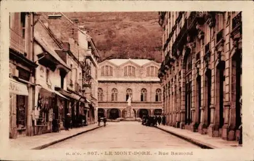 Ak Le Mont Dore Puy de Dôme, Rue Ramond