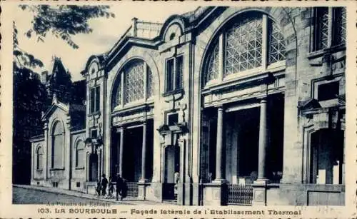 Ak La Bourboule Puy-de-Dôme, Etablissement Thermal, Facade laterale