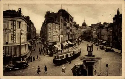 Ak Clermont Ferrand Puy de Dôme, Place Gaillard, Avenue des Etats-Unis, Rue du 11 Novembre