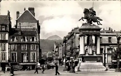 Ak Clermont Ferrand Puy de Dôme, Statue Vercingetorix