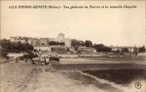 Ak Pierre Bénite Rhône, Perron, Neue Kapelle