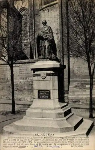 Ak Angers Maine et Loire, Denkmal Monseigneur Freppel