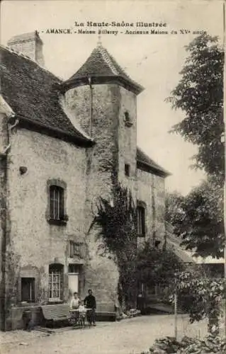 Ak Amance Haute Saône, Maison Billerey, Haus aus dem 15. Jahrhundert