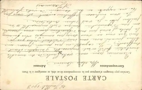 Ak Gien Loiret, Rue Gambetta