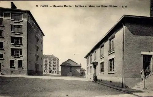 Ak Paris, Mortier-Kaserne, Kantine und Mess des Sous aus