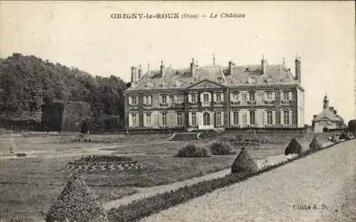 Ak Origny Le Roux Orne, Schloss