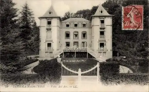 Ak Tessé la Madeleine Orne, Villa Bel Air