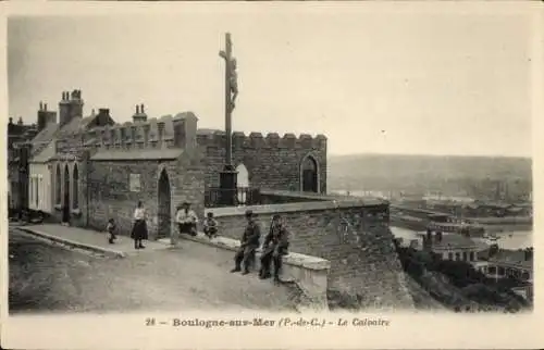 Ak Boulogne sur Mer Pas de Calais, Kalvarienberg