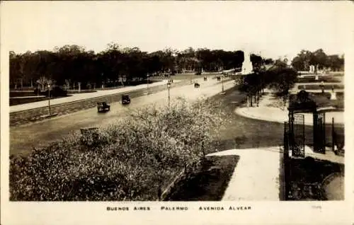 Ak Buenos Aires Argentinien, Palermo, Avenida Alvear