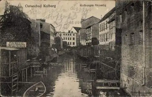 Ak Kołobrzeg Ostseebad Kolberg Pommern, Kolberger Venedig
