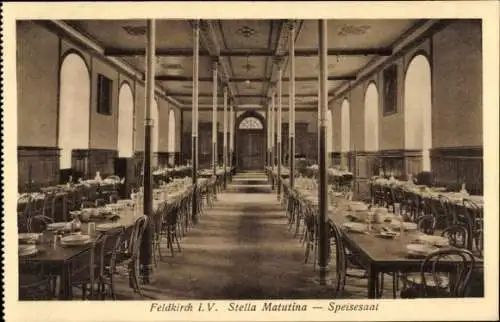 Ak Feldkirch Vorarlberg, Stella Matutina, Speisesaal