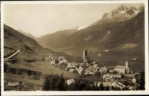 Ak Hospental Kt Uri, Gesamtansicht