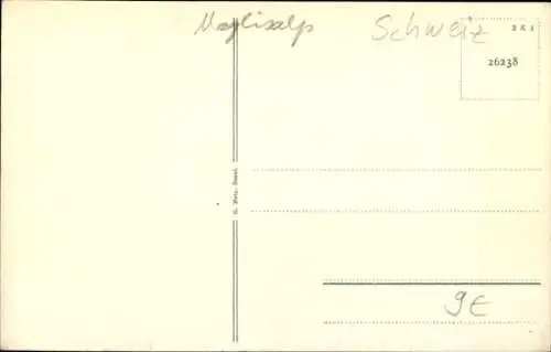 Ak Meglisalp Appenzell Innerrhoden Schweiz, Gesamtansicht, Marwies, Bötzelkopf