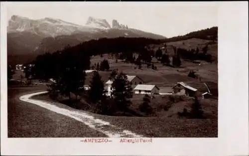 Ak Ampezzo Friuli Venezia Giulia Italien, Alberghi Pocol