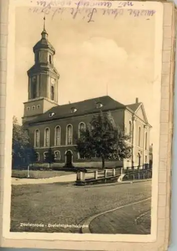 21 alte Fotos Zeulenroda in Thüringen, in ein Heft geklebt, diverse Ansichten
