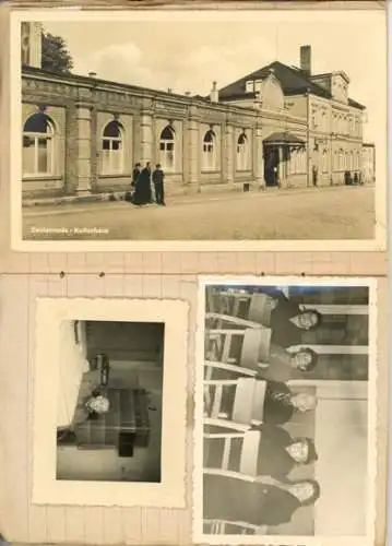 21 alte Fotos Zeulenroda in Thüringen, in ein Heft geklebt, diverse Ansichten