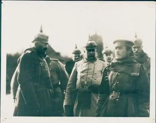 Foto Ełk Lyck Masuren Ostpreußen, Kaiser Wilhelm II., Frontbesuch, I WK