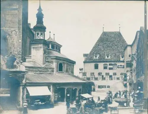 Foto Hall in Tirol, Straßenpartie, Marktplatz