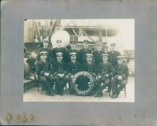 Foto Seeleute, Besatzung SS Hamburg, HAPAG ?