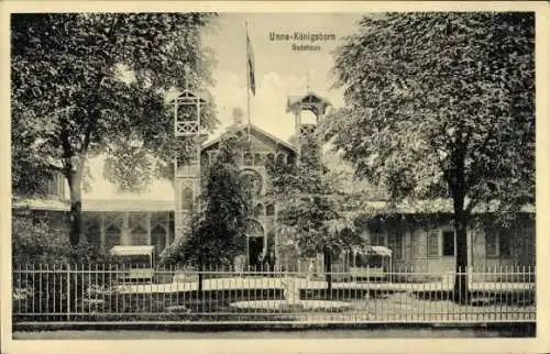 Ak Königsborn Unna im Ruhrgebiet, Badehaus