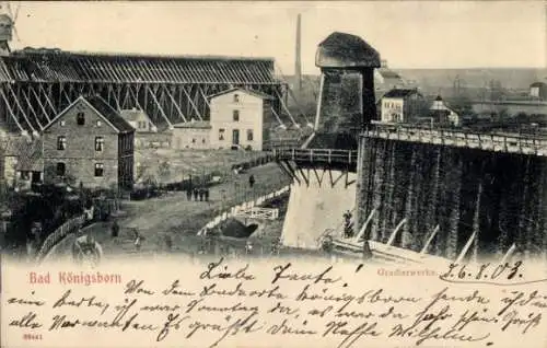 Ak Königsborn Unna im Ruhrgebiet, Gradierwerke